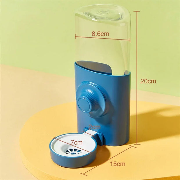 Distributore d'acqua Alimentatore automatico per animali domestici Ciotola sospesa Bottiglia d'acqua Contenitore per alimenti Dispenser per cuccioli Gatti Coniglio Cavia - My Store Pet