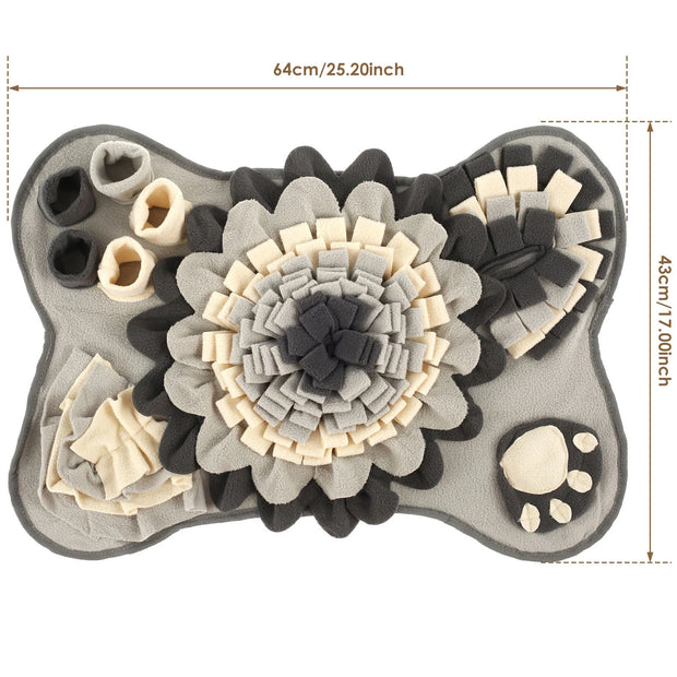 Tappetino da fiuto per cani Giocattoli per animali domestici Addestramento interattivo Sniff Tappetino per alimentazione naturale Squeaker Trattare per cani Alleviare la pressione Snuffle Toys - My Store Pet