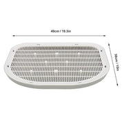 Tappetino per lettiera per gatti Tappetino per lettiera per gatti Impermeabile Robusto antiscivolo Resistente alle perdite Tappetino per intrappolare la lettiera per gatti facile da pulire per la casa - My Store Pet