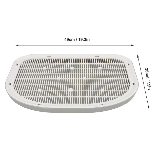 Tappetino per lettiera per gatti Tappetino per lettiera per gatti Impermeabile Robusto antiscivolo Resistente alle perdite Tappetino per intrappolare la lettiera per gatti facile da pulire per la casa - My Store Pet