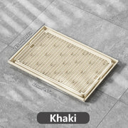 Tappetino per lettiera per gatti Tappetino impermeabile a doppio strato Tappetino per lettiera per animali domestici Tappetino pulito Prodotti per gatti Accessori Forniture per la pulizia degli animali domestici - My Store Pet