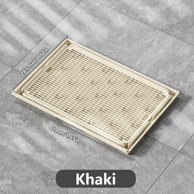 Tappetino per lettiera per gatti Tappetino impermeabile a doppio strato Tappetino per lettiera per animali domestici Tappetino pulito Prodotti per gatti Accessori Forniture per la pulizia degli animali domestici - My Store Pet