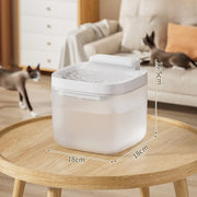 Distributore d'acqua per animali domestici Filtro di circolazione automatico Distributore intelligente per gatti Alimentatore d'acqua per cani di grande capacità - My Store Pet