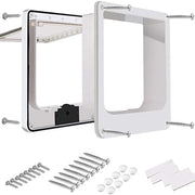 Porta direzionale controllabile per ingresso e uscita per gatti, apertura multifunzionale creativa per porta per gatti, forniture per animali domestici - My Store Pet