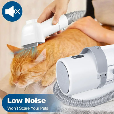 Il Kit per la toelettatura del cane per animali domestici Include 4 pettini per tagliacapelli aspirapolvere da 2,5 litri e 5 strumenti per la toelettatura degli animali domestici per lo spargimento - My Store Pet