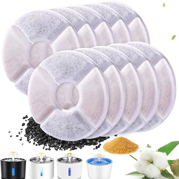 Fonte di filtro per fontana per gatti Fabbrica all'ingrosso Fontana professionale per animali domestici Accessori per filtri sostituiti Filtri per bevande per gatti - My Store Pet
