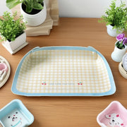 Tovaglietta anti-fuoriuscita per animali domestici pieghevole creativa in pelle PU Tappetino per ciotola per gatti impermeabile Tappetino per alimentazione alimentare per cani antiscivolo resistente all'olio - My Store Pet