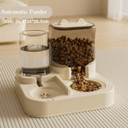 AMCat Alimentatore automatico Alimentazione per cani e gatti Fontana d'acqua Abbeveratoio Gatti Forniture per irrigazione Distributore di conservazione degli alimenti Accessori per animali domestici - My Store Pet