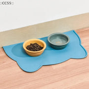 maveraCC55 Estera per gatti in silicone di grado alimentare Anti-sporco Facile da pulire Gatti Tappetini per cani Tappetino antiscivolo impermeabile a prova di perdite Prodotto per animali domestici - My Store Pet