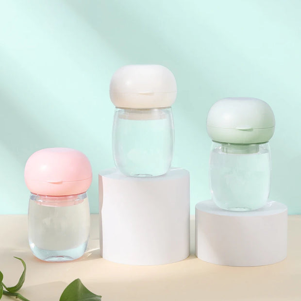 Alimentatore per animali domestici Ciotola Distributore d'acqua 2 in 1 Cibo portatile design pieghevole portatile Gatto Viaggio all'aperto Tazze per funghi Forniture per animali domestici - My Store Pet