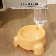 Bottiglia d'acqua per animali domestici Alimentazione automatica dell'acqua per una singola ciotola di acqua potabile Dispenser per ciotole per gatti per cuccioli Forniture per animali domestici - My Store Pet