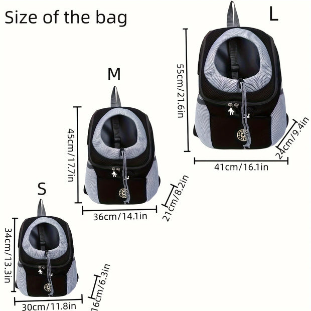 Zaini per cani, zaini per animali domestici, borse da viaggio per cani/gatti di piccola/media taglia, zaini frontali - My Store Pet