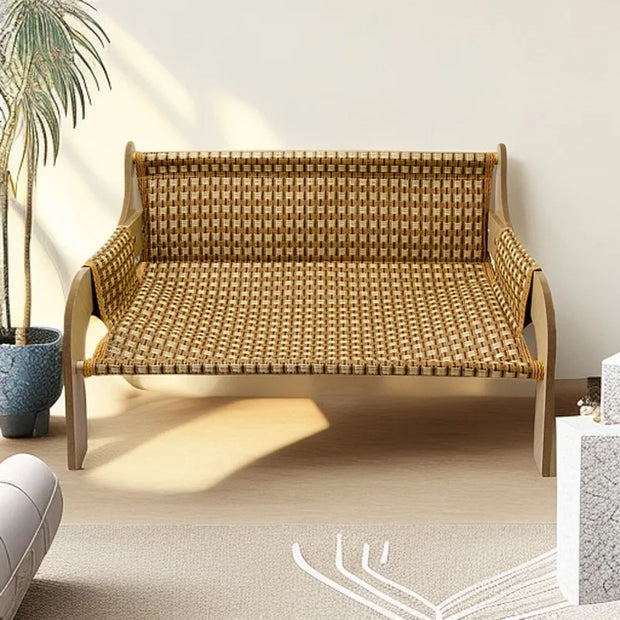 Nuovo prodotto divano per gatti, lettino per gatti, tappetino in rattan, divano per animali domestici, universale per gatti e cani, forniture per animali domestici resistenti ai graffi e senza spargimento - My Store Pet