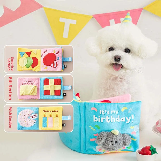 Giocattolo alimentare interattivo per cani Resistente alla masticazione nce Miglioramento Forniture per animali Libri profumati Giocattoli per cani Marchio VOA - My Store Pet