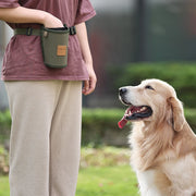 Tasca portatile per snack per cani Borsa per snack per cani da passeggio all'aperto Marsupio per animali domestici Custodia per addestramento per cuccioli Ricompensa alimentare Forniture per animali domestici - My Store Pet