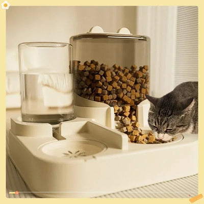 MCat Alimentatore automatico Alimentazione per cani e gatti Fontana d'acqua Abbeveratoio Gatti Forniture per irrigazione Distributore di conservazione degli alimenti Accessori per animali domestici - My Store Pet