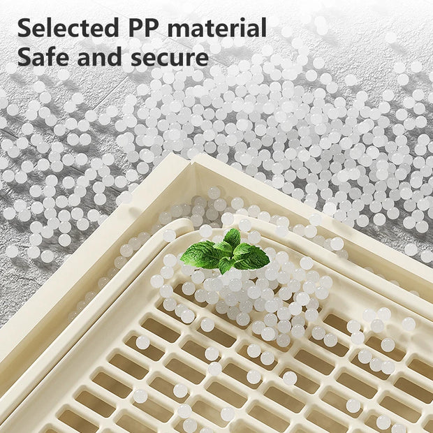 Tappetino per lettiera per gatti Tappetino impermeabile a doppio strato Tappetino per lettiera per animali domestici Tappetino pulito Prodotti per gatti Accessori Forniture per la pulizia degli animali domestici - My Store Pet