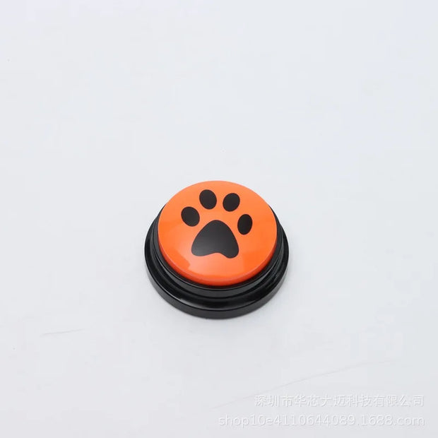 Pulsante di comunicazione per animali domestici Scatola audio per cani Addestramento Giocattoli parlanti Batteria a lunga durata Registrazione Altoparlante Spremere Dare voce - My Store Pet