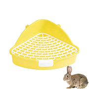 Triangolo Animale Domestico Gatto Ratto Coniglio Pipì Vasino Trainer Vassoio per lettiera Angolo WC per piccolo animale domestico Guinea Pig Toilette Lettiera - My Store Pet