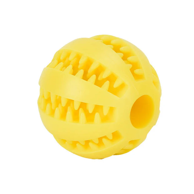 Palla giocattolo per cani Palline di gomma interattive Giocattoli da masticare per cuccioli Palla per la pulizia dei denti per animali domestici Gatti Animali domestici Alimentatore per dolcetti Palline in silicone Giocattolo - My Store Pet