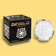 Copritesta per gatti portatile trasparente prevenire mordere e graffiare borsa da viaggio per gatti di sicurezza traspirante gatti prodotti per animali domestici - My Store Pet