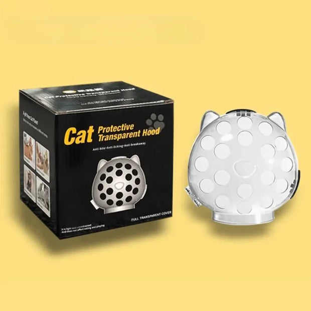 Copritesta per gatti portatile trasparente prevenire mordere e graffiare borsa da viaggio per gatti di sicurezza traspirante gatti prodotti per animali domestici - My Store Pet