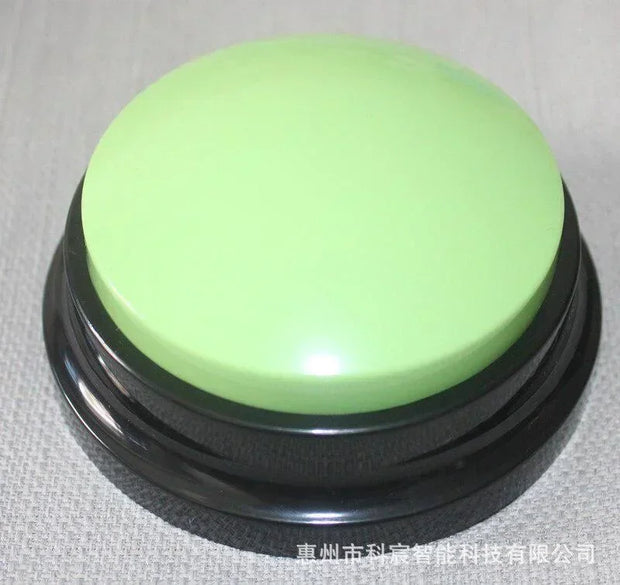 Scatola audio per animali domestici Pulsante parlante registrabile Registratore vocale per gatti Forniture per comunicazioni Addestramento Spremere Giocattoli per cani Accessori per cuccioli - My Store Pet