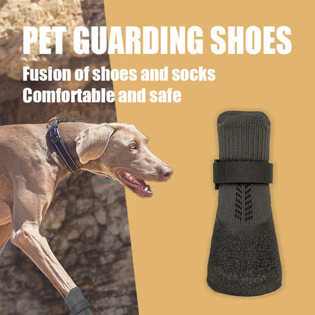 Forniture per animali domestici, Scarpe per cani, Protezione per le zampe del cane, Stivali da neve antigelo, Scarpe invernali per cani, Teddy Golden Hair, Labrador Border Collie - My Store Pet