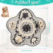 Tappetino da fiuto per cani Giocattoli per animali domestici Addestramento interattivo Sniff Tappetino per alimentazione naturale Squeaker Trattare per cani Alleviare la pressione Snuffle Toys - My Store Pet