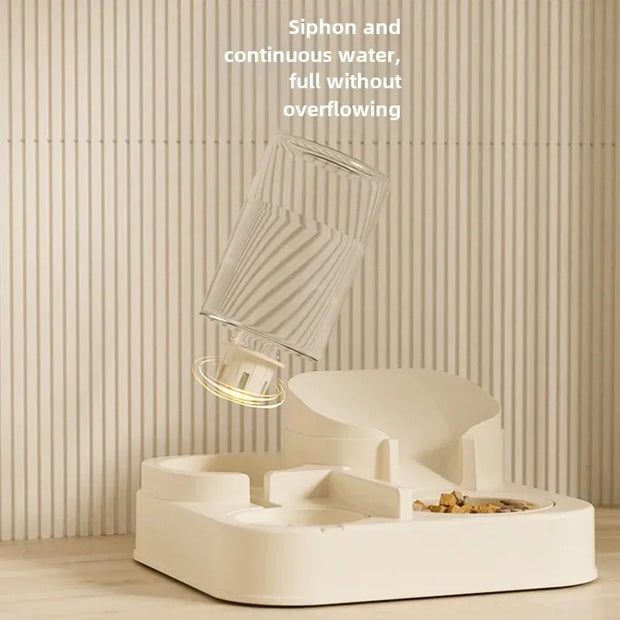 MCat Alimentatore automatico Alimentazione per cani e gatti Fontana d'acqua Abbeveratoio Gatti Forniture per irrigazione Distributore di conservazione degli alimenti Accessori per animali domestici - My Store Pet