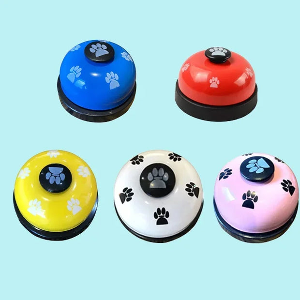 Campanello per addestramento per animali domestici Promemoria per alimenti Campana per alimentazione Addestramento Giocattoli interattivi Migliora l'intelligenza degli animali domestici Altoparlante con pulsante Giocattoli pe - My Store Pet