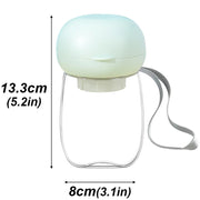 Alimentatore per animali domestici Ciotola Distributore d'acqua 2 in 1 Cibo portatile design pieghevole portatile Gatto Viaggio all'aperto Tazze per funghi Forniture per animali domestici - My Store Pet