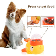 Dispenser per dolcetti per animali domestici, alimentatore automatico per snack per cani e gatti, ciotole per mangiatoia lenta anti-grippamento per un cibo sano per accessori per animali domestici - My Store Pet