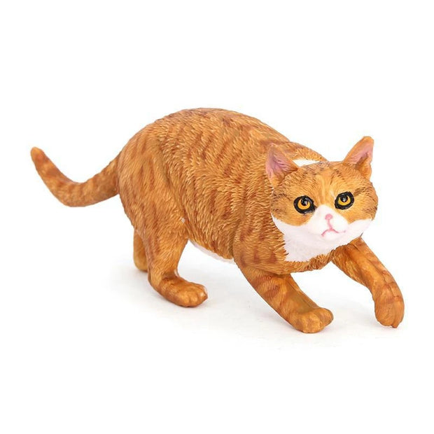 Modello simulato di gatto mucca Simpatico gattino per animali domestici Ornamento da tavolo Decorazione per gatti domestici - My Store Pet