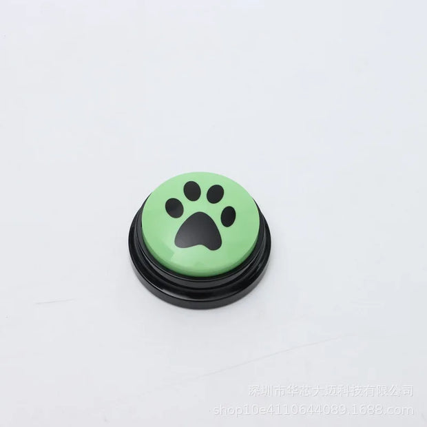Pulsante di comunicazione per animali domestici Scatola audio per cani Addestramento Giocattoli parlanti Batteria a lunga durata Registrazione Altoparlante Spremere Dare voce - My Store Pet
