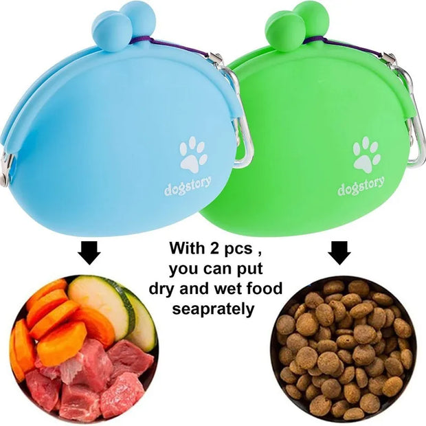 Treno per cani da compagnia Snack per alimenti Tasche Borsa da passeggio Addestramento per cani Conservazione degli alimenti Vita Viaggio per animali Prodotto all'aperto Borsa per dolcetti per cani - My Store Pet