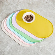 Tappetino per alimentazione gatti con design impermeabile antiscivolo, tappetino per alimenti per animali domestici, compatibile con ciotole per gatti/cani, famiglie multipet, proprietari di cani - My Store Pet