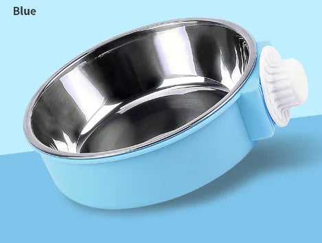 Ciotola per animali domestici Ciotola per animali regolabile antiribaltamento in acciaio inossidabile, alimentatore da appendere perfetto per fornire cibo e acqua per cani - My Store Pet