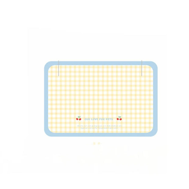 Tovaglietta anti-fuoriuscita per animali domestici in pelle PU resistente all'olio impermeabile per alimenti per cani antiscivolo pieghevole tappetino per l'alimentazione degli animali domestici potabile - My Store Pet