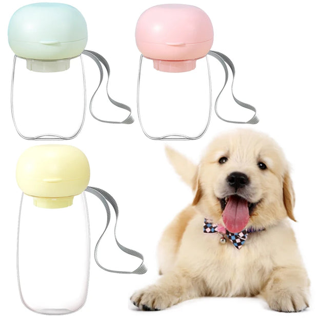 Alimentatore per animali domestici Ciotola Distributore d'acqua 2 in 1 Cibo portatile design pieghevole portatile Gatto Viaggio all'aperto Tazze per funghi Forniture per animali domestici - My Store Pet