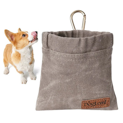Borsa per snack per addestramento del cane Borsa da viaggio per cani da compagnia all'aperto Borsa per dispenser di cibo portatile resistente all'olio Accessori durevoli per animali domestici - My Store Pet