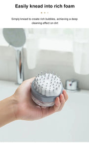 1pc Pet Bath Brush Silicone morbido con Dispenser di Shampoo massaggio delicato per toelettatura e pulizia di pellicce e capelli - My Store Pet