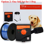 Recinzione elettrica per cani da compagnia TP16, ricaricabile impermeabile, 6 livelli, contenimento recinzione cablata per cani, collare per addestramento animali domestici, anti-fuoriuscita - My Store Pet