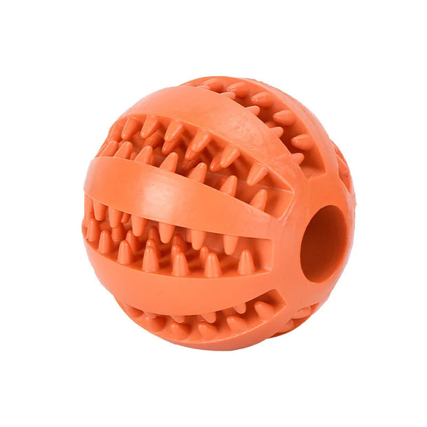 Palla giocattolo per cani Palline di gomma interattive Giocattoli da masticare per cuccioli Palla per la pulizia dei denti per animali domestici Gatti Animali domestici Alimentatore per dolcetti Palline in silicone Giocattolo - My Store Pet