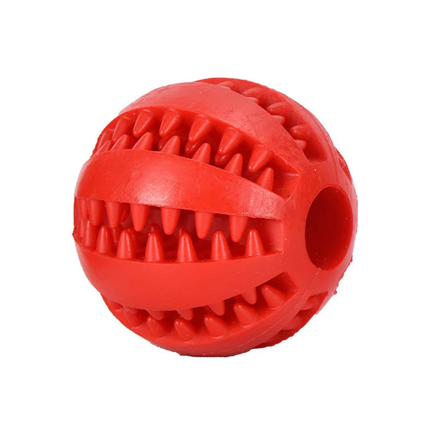 Palla giocattolo per cani Palline di gomma interattive Giocattoli da masticare per cuccioli Palla per la pulizia dei denti per animali domestici Gatti Animali domestici Alimentatore per dolcetti Palline in silicone Giocattolo - My Store Pet
