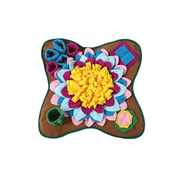 Tappetino da addestramento per sniffare animali domestici, cani, gatti, educativo, antistress, resistente ai morsi, tappetino per cibo lento, coperta da addestramento ecologica per animali domestici - My Store Pet