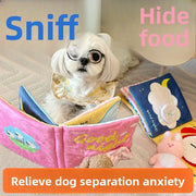 Giocattolo alimentare interattivo per cani Resistente alla masticazione nce Miglioramento Forniture per animali Libri profumati Giocattoli per cani Marchio VOA - My Store Pet