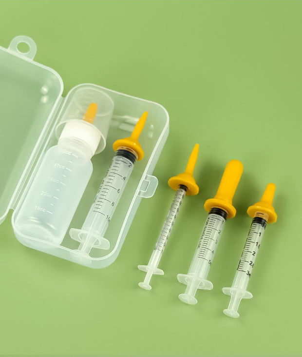 Set di dispositivi per l'alimentazione degli animali domestici Set di siringhe per biberon per la cura dei cani e gatti Dispositivo per l'alimentazione dei gattini appena nati con biberon Dispositivo per farmaci per cuccioli - My Store Pet