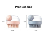1pc Pet Bath Brush Silicone morbido con Dispenser di Shampoo massaggio delicato per toelettatura e pulizia di pellicce e capelli - My Store Pet