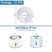 Fonte di filtro per fontana per gatti Fabbrica all'ingrosso Fontana professionale per animali domestici Accessori per filtri sostituiti Filtri per bevande per gatti - My Store Pet